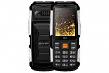 BQ 2430 Tank Power Black/Silver Телефон мобильный