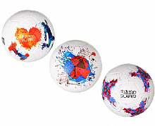 SILAPRO Мяч футбольный, 4сл, р.5 22см, PU 4,2мм, сшитый, 3 дизайна, 420гр (10%) 133-033 Футбол