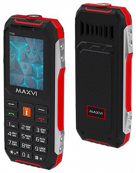 MAXVI T100 Red Телефон мобильный