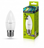 ERGOLUX (13299) LED-C35-7W-E27-6K Лампа
