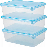 SUGAR&SPICE SE102912044 для заморозки (3x1,35л) голубой Набор контейнеров