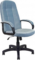 ЯРКРЕСЛА Кресло Кр45 ТГ ПЛАСТ HT12 (ткань серо-голубая) КомпьютерноеОфисное кресло