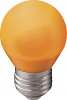 ECOLA K7CY20ELB globe LED color 2W/G45/E27 матовая колба оранжевый Лампа светодиодная