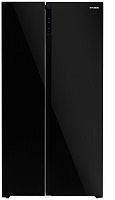 HYUNDAI CS5003F BLACK GLASS Холодильник