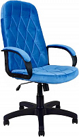 ЯРКРЕСЛА Кресло Кр61 ТГ ПЛАСТ HT46 (ткань голубая) КомпьютерноеОфисное кресло