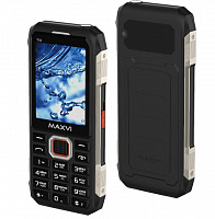 MAXVI T12 Black Телефон мобильный