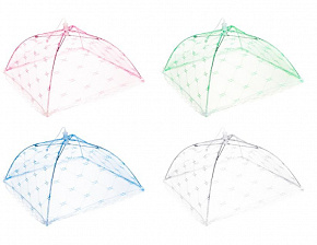 INBLOOM BY Чехол-зонтик для пищи, 40х40см, полиэстер, 4 цвета 159-002 Защита от насекомых