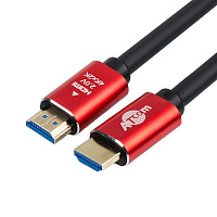 ATCOM (AT5940) Кабель HDMI 1М (Red/Gold, в пакете) VER 2.0 Кабель HDMI