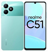 REALME C51 RMX3830 4/128Gb Green (631011000370) Смартфон
