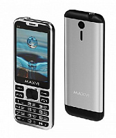 MAXVI X10 Metallic Silver (2 SIM) Телефон мобильный