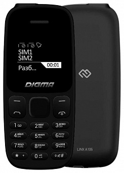 DIGMA Linx A106 32Mb Black (LT1065PM) Телефон мобильный