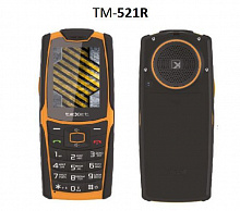 TEXET TM-521R Черный/Оранжевый Телефон мобильный