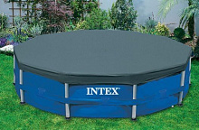INTEX Тент для каркасного бассейна METAL FRAME 305см (выступ 25 см) .(в коробке) Арт. 28030 Тент для каркасного бассейна