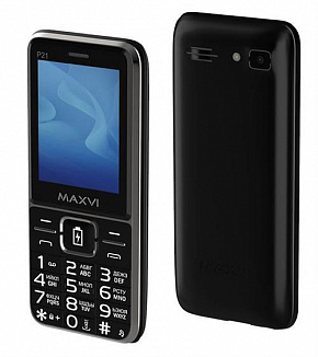 MAXVI P21 Black Телефон мобильный