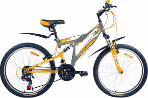 PIONEER EXTREME 24"/15" gray-orange-white Велосипед