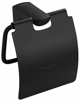 TITAN 76003 Держатель туалетной бумаги с экраном, чёрного цвета Держатель