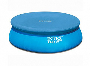INTEX Тент для надувного бассейна EASY SET 376 см (выступ 30 см) .(в коробке) . Арт. 28026 Тент для надувного бассейна