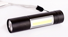 ULTRAFLASH LED51523 (фонарь акк 4В, черн., 2LED, 3 Вт, 3 реж, USB, бокс) Cветодиодный фонарь