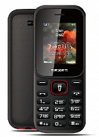 TEXET TM-128 Black/Red (2 SIM) Телефон мобильный
