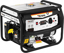 KRANZ (KR-16-1133) Генератор бензиновый KR3300, 3,3кВт, 230В, 15л, ручной стартер Генератор