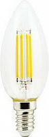 ECOLA N4QW70ELC candle LED Premium 7W/E14/2700K 360° filament теплый белый Лампа светодиодная