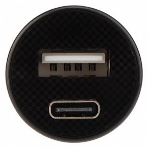 REXANT (18-2228) Автозарядка в прикуриватель REXANT АЗУ USB-A+USB-C, 2.4 A черная Автомобильное зарядное устройство