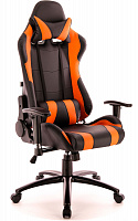 EVERPROF Lotus S2 экокожа чёрный с оранжевым Кресло