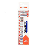 REXANT (30-1026) Алкалиновая батарейка AA/LR6-12BL 1,5V Элементы питания