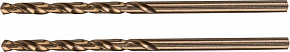 DENZEL Сверло по металлу, 2,5 мм, HSS Co-8%, 2 шт.// Сверло