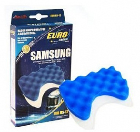 EURO CLEAN EUR-HS12 набор микрофильтров для Samsung Аксессуары д/пылесосов