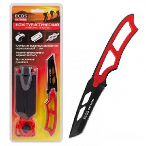 ЭКОС EX-SW-B01R Нож туристический красный (325124) Нож туристический