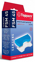 TOPPERR FSM 45 Комплект фильтров (Губчатый фильтр+ сетчатый фильтр ) для пылесосов Samsung Фильтр