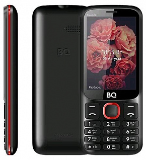 BQ 3590 Step XXL+ Black/Red Телефон мобильный