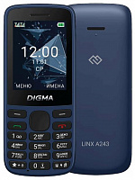 DIGMA Linx A243 32Mb Dark Blue Телефон мобильный