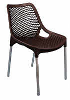 АЛЬТЕРНАТИВА М6333 стул Эврика (коричневый) Мебель из пластика