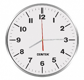 CENTEK СТ-7100 белый Часы