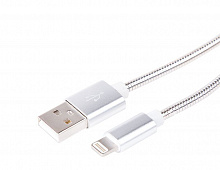 REXANT (18-4247) Дата-кабель USB - 8 Pin 1М серебро Дата-кабель 8 Pin