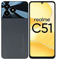 REALME C51 RMX3830 4/128Gb Black (631011000369) Смартфон