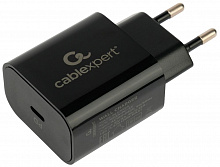 Cablexpert (21076) MP3A-PC-45, QC3.0/PD, 1 порт Type-C, черный, пакет Универсальный адаптер питания