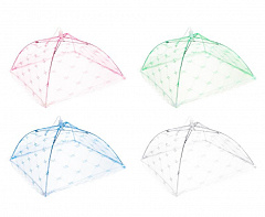 INBLOOM Чехол-зонтик для пищи, 30х30см, полиэстер, 4 цвета  159-001 Защита от насекомых