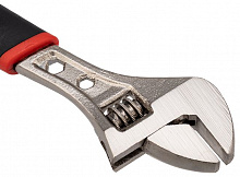 REXANT (12-4672) Разводной ключ 150 мм никелированный, двухкомпонентная рукоятка