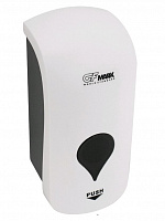 GFMARK 657 Дозатор для дезинфекции, пластик АБС, Белый Комбинированный, большой, с глазком, 1000 мл, ДхГхВ(117х117х245) Дозатор для дезинфекции