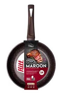 HITT HM1026 MAROON 26см М3752 Сковорода HITT HM1026 MAROON 26см М3752