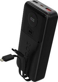 MORE CHOICE (4620202552815) PB35-20 20000mAh 2USB+1Type-C 3.0A 22.5W+PD20W+QC3.0 LE, черный Powe Bank