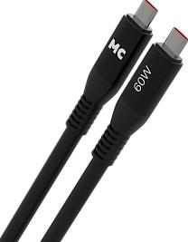 MORE CHOICE (4620202554543) K83aa 2м USB 3.0A PD 60W для Type-C Type-C- 2м , черный Кабель