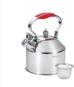KELLI KL-4344 1,5л металл, ручка красная Посуда