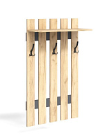 БИТЕЛ ПРИХОЖАЯ МИНИ ВЕШАЛКА МЛ-3 (ДУБ ЗОЛОТОЙ КРАФТ/СЕРЫЙ ГРАФИТ) Вешалка БИТЕЛ ПРИХОЖАЯ МИНИ ВЕШАЛКА МЛ-3 (ДУБ ЗОЛОТОЙ КРАФТ/СЕРЫЙ ГРАФИТ)