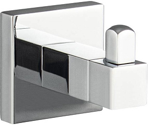 GFMARK 84114 Крючок одинарный, на квадратном основании, цвет ХРОМ