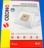 Пылесборники 5 шт OZONE M-07 LG TB-33  microne синтетич