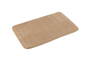 РЫЖИЙ КОТ Коврик для ванной "Cozy", 50*80 см, цвет-бежевый (102529) Коврик для ванной